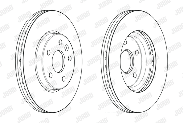 563247JC JURID Тормозной диск (фото 1)