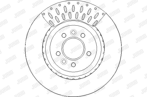 563287JC-1 JURID Тормозной диск (фото 1)