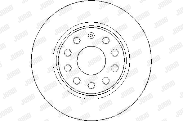 563293JC-1 JURID Тормозной диск (фото 1)