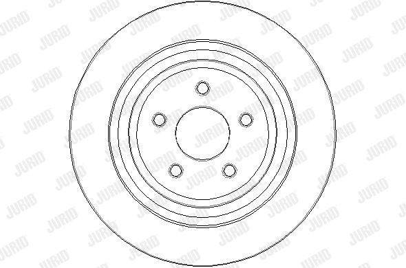 563301J-1 JURID Тормозной диск (фото 1)