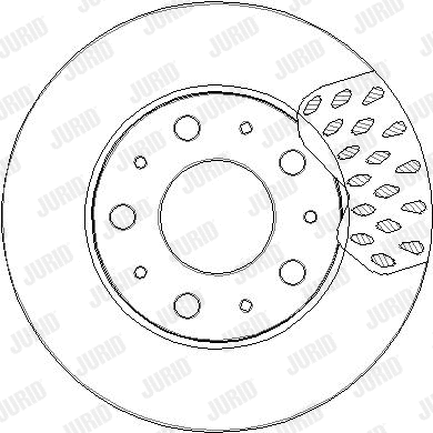 563305JC-1 JURID Тормозной диск (фото 1)