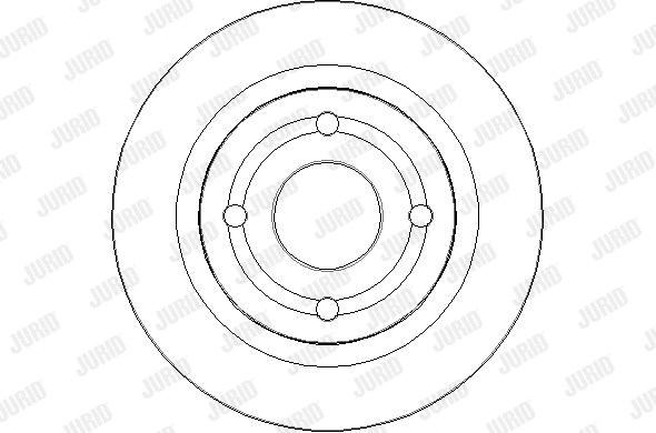 563319JC-1 JURID Тормозной диск (фото 1)