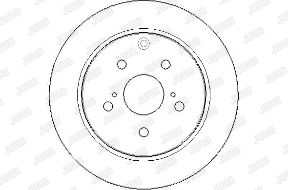 563344JC-1 JURID Тормозной диск (фото 1)