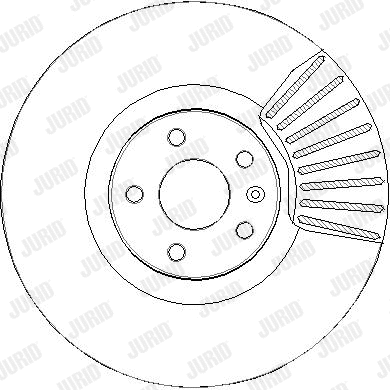563354JC-1 JURID Тормозной диск (фото 1)