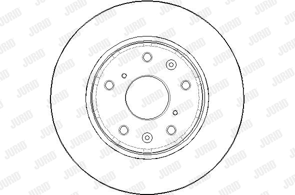 563360J-1 JURID Тормозной диск (фото 1)