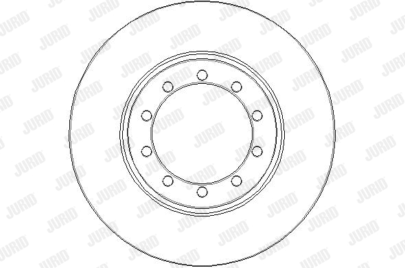 563370J-1 JURID Тормозной диск (фото 1)