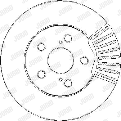 563388JC-1 JURID Тормозной диск (фото 1)