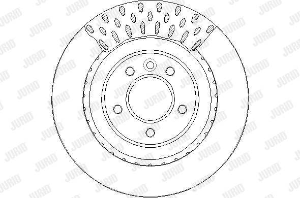 563399JC-1 JURID Тормозной диск (фото 1)