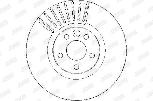 563400JC-1 JURID Тормозной диск (фото 1)