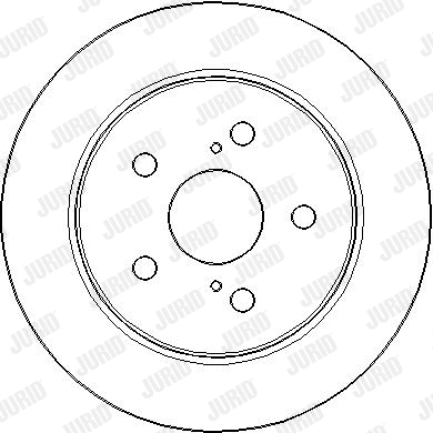 563423JC-1 JURID Тормозной диск (фото 1)