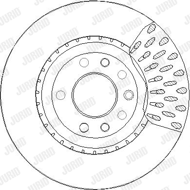 563424JC-1 JURID Тормозной диск (фото 1)