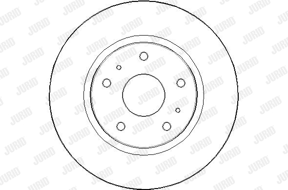 563436JC-1 JURID Тормозной диск (фото 1)