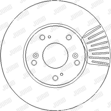 563446JC-1 JURID Тормозной диск (фото 1)
