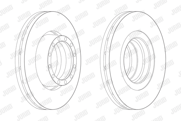 567117J JURID Тормозной диск (фото 1)