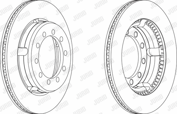 567120J JURID Тормозной диск (фото 1)