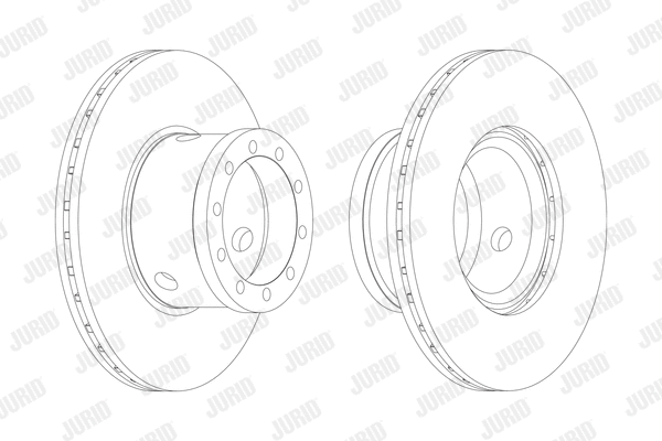 567122J JURID Тормозной диск (фото 1)