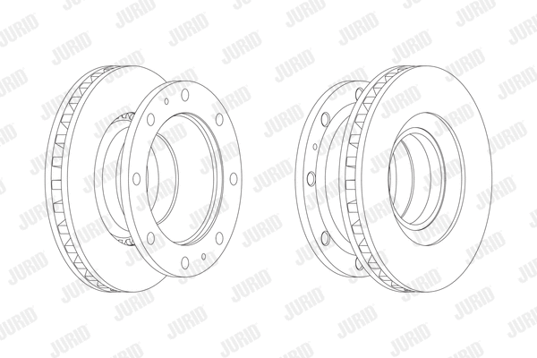 567125J JURID Тормозной диск (фото 1)