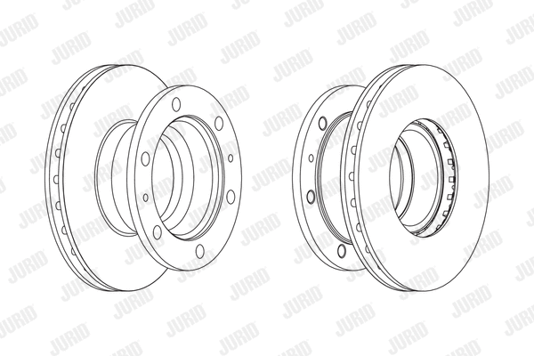 567127J JURID Тормозной диск (фото 1)