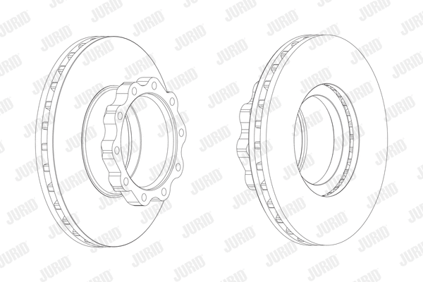 567400J JURID Тормозной диск (фото 1)
