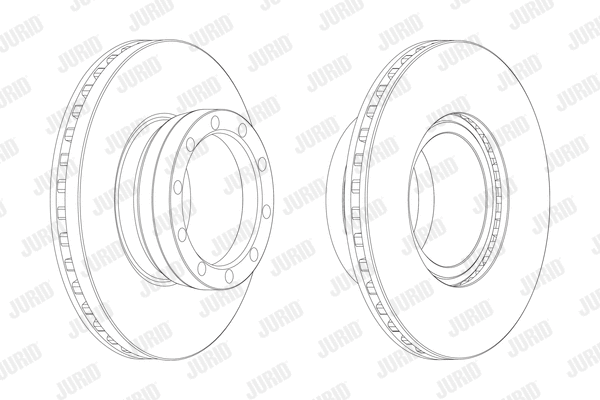 567401J JURID Тормозной диск (фото 1)