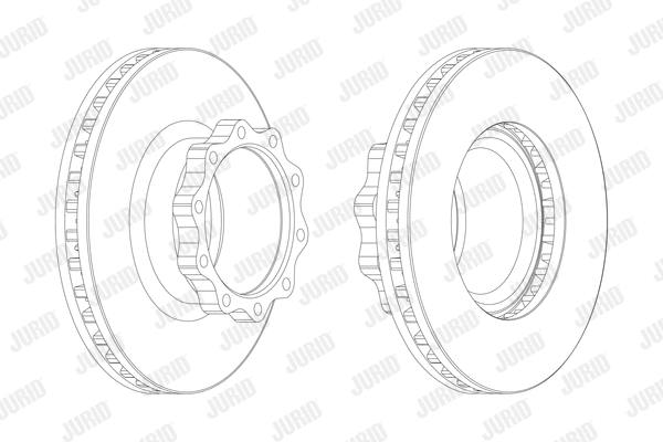 567403J JURID Тормозной диск (фото 1)
