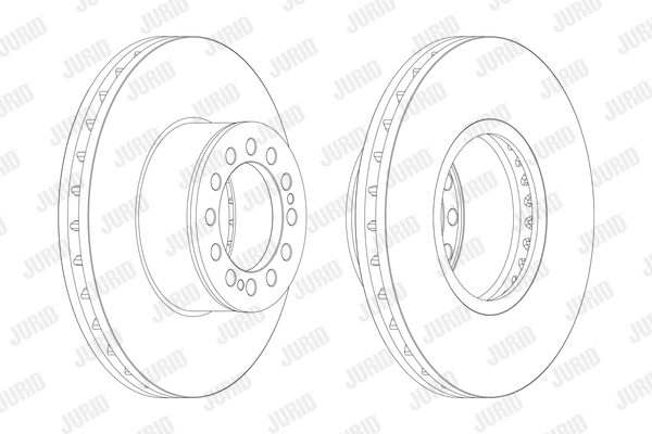 567408J JURID Тормозной диск (фото 1)