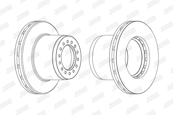 567766J JURID Тормозной диск (фото 1)