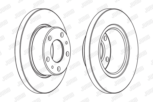 569104J JURID Тормозной диск (фото 1)