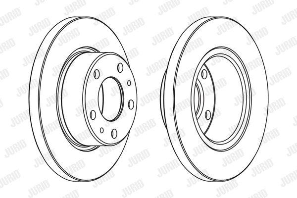569104J-1 JURID Тормозной диск (фото 1)