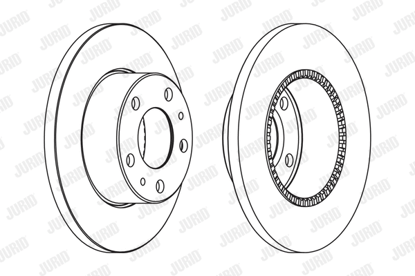 569106J-1 JURID Тормозной диск (фото 1)