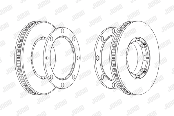 569117J JURID Тормозной диск (фото 1)