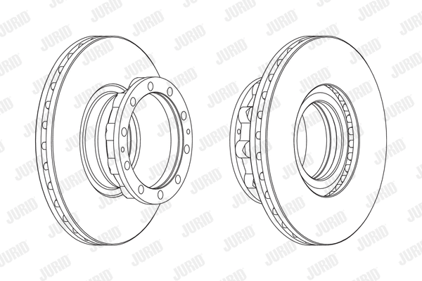 569133J JURID Тормозной диск (фото 1)
