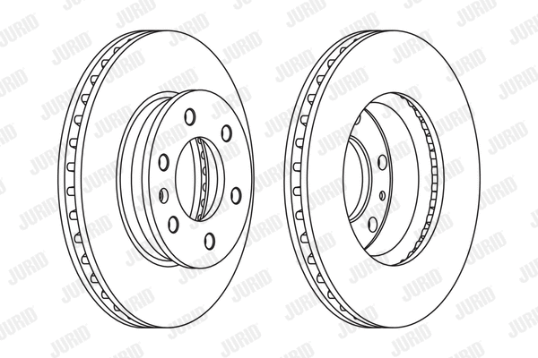 569136JC-1 JURID Тормозной диск (фото 1)