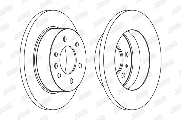 569137JC-1 JURID Тормозной диск (фото 1)