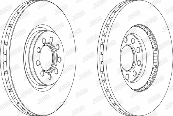 569164J JURID Тормозной диск (фото 1)