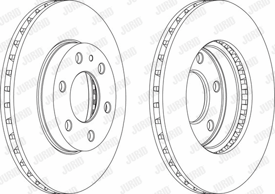 569165J JURID Тормозной диск (фото 1)
