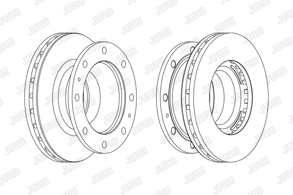 569171J JURID Тормозной диск (фото 1)