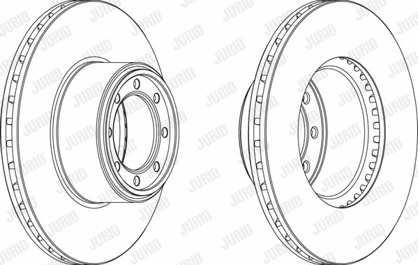 569195J JURID Тормозной диск (фото 1)