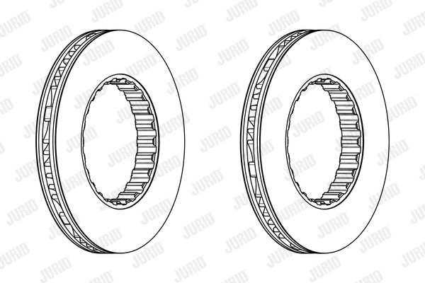 569212J JURID Тормозной диск (фото 1)