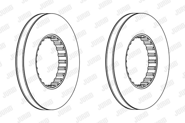 569213J JURID Тормозной диск (фото 1)