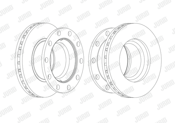 569218J JURID Тормозной диск (фото 2)