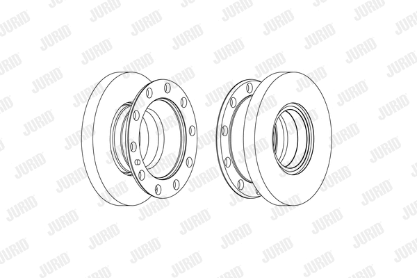 569259J JURID Тормозной диск (фото 1)
