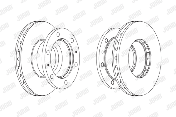 569268J JURID Тормозной диск (фото 1)