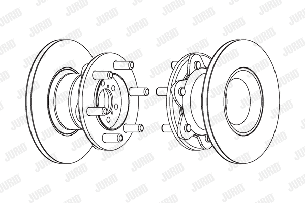 569271J JURID Тормозной диск (фото 1)