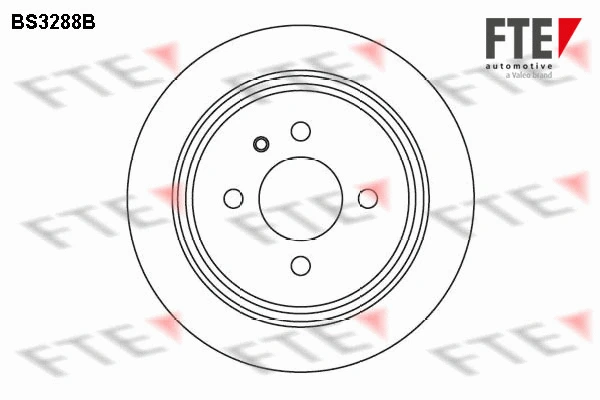 BS3288B FTE Тормозной диск (фото 1)