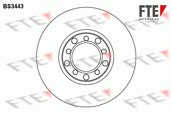 BS3443 FTE Тормозной диск (фото 1)