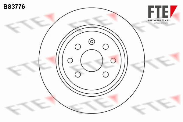 BS3776 FTE Тормозной диск (фото 1)