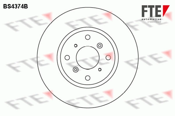 BS4374B FTE Тормозной диск (фото 1)