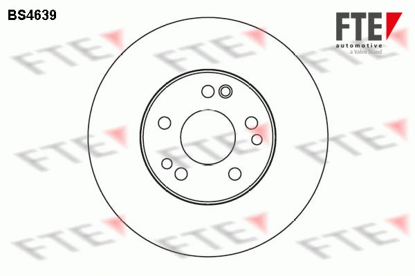 BS4639 FTE Тормозной диск (фото 1)