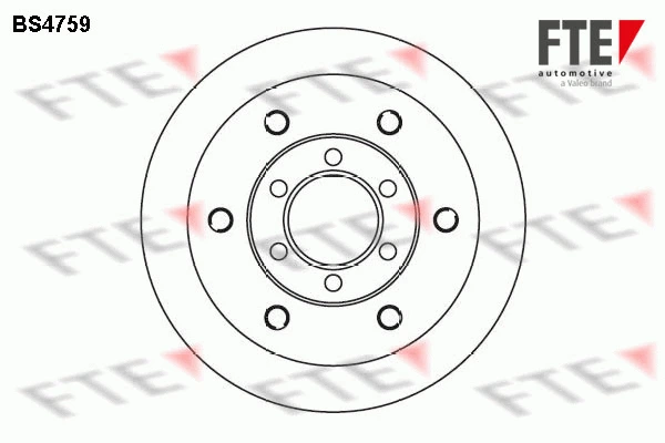 BS4759 FTE Тормозной диск (фото 1)